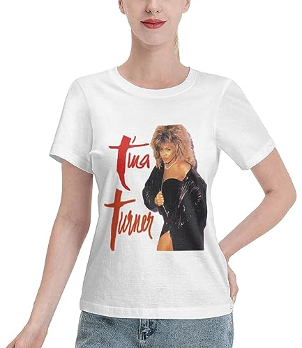 Tina Turner Rap T Shirt Vintage Gift for Men Women Funny Tee Vintage Men Gift White