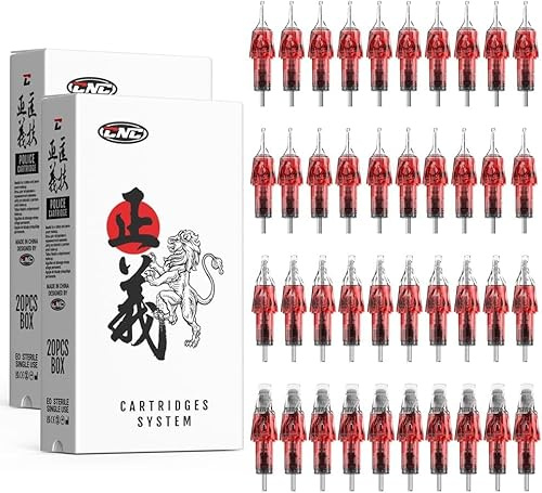 CNC Tattoo Nadeln Set 40 stück Tattoo Cartridges Einweg Mixed #10 Bugpin Round Liner 3RL 5RL 7RL 9RL Curved Magnum 7RM 9RM 11RM 15RM EN04R-40KIT-DL
