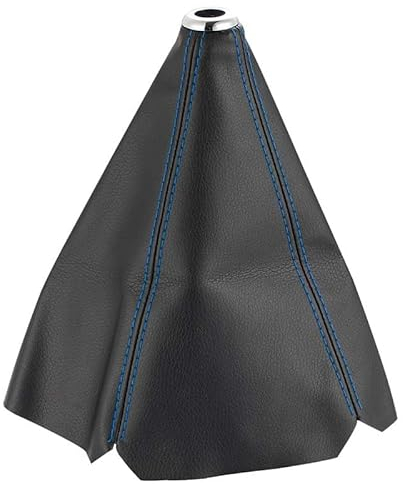 Auto Schaltsack, für Nissan Micra 2008-2019 Auto PU Leder Schaltknauf Überzug Schalthebelmanschetten,C