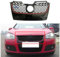 XYghzh Parrilla de Coche Reemplazo para VW Golf 5 GTI Jetta MK5 2006-2009, Rejilla Central de Parachoques Delantero Parrilla Delantera del Coche del Radiador