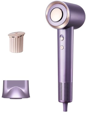 ISHEEP Schnelltrocknen Hair Dryer,1720 Million Negativ Ionen Fön, 130.000 U/min Bürstenloser Motor Schnelles Trocknen Föhn, 58dB Geräuscharm Haarföhn für Zuhause.GC-FE