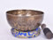 Amilav Collections Cuenco tibetano tibetano de luna llena, cuenco tibetano de meditación, cuenco de curación hecho a mano