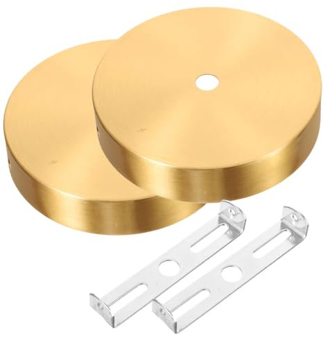Artibetter 2stücke Messing Deckenbaldachin Für Diy Pendelleuchte Vintage Deckenrosette Flexible Montage Für Wandlampen Langlebig Und Pflegeleicht