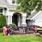 80th Birthday Decorations for Women Men,80th Birthday Banner with Ribbon,Happy 80 Years Birthdays Banner Sign,80 Years Old Bday Poster Decor for Outdoor Indoor(Rose Gold,118x19.7Inch)