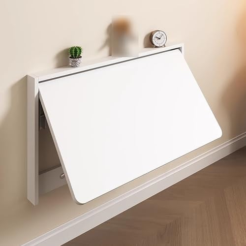 Klappbarer Wäschetisch, an der Wand montierter, zusammenklappbarer Schreibtisch, Wandklapptisch, herunterklappbarer Schreibtisch für kleine Räume, Heimbüro, Esszimmer, Waschküche, Küche, Bar
