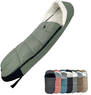 Saco universal para cochecito Babyzen YOYO/YOYO2 y Bugaboo, base de tela impermeable, fácil de limpiar, funda cálida para cochecitos