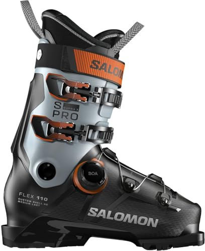 SALOMON ALP. Boots S/PRO Supra BOA X110 GW Black/Arona/ORANGE Tiger - 27