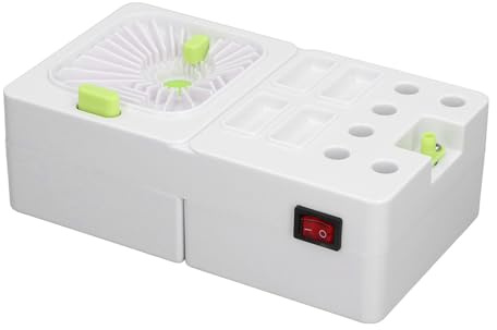 Riuulity Electric Brush Rinser Water Circulation Cleaning for Water Based Paints Premium Material Paint Brush Cleaner Operation