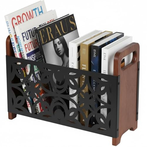 Zeitungsständer,Zeitschriftenhalter,stehsammler holz，zeitschriftenständer, Aufbewahrungskorb Magazinsammle für Büro Zuhause