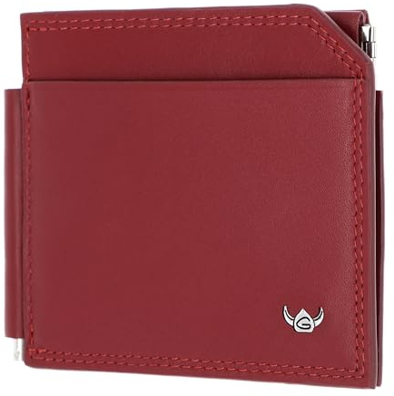 Golden Head Leder Kartenhalter Geldklammer Polo Clip-Scheintasche 1960 Rot dunkelrot