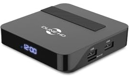 Dune HD AV1 4K Plus Android Box, Lettore multimediale, HDR10+, 4GB/32GB, 4Kp60, Ethernet, 2x USB 2.0 host, WiFi 2T2R, Bluetooth, Display, HDMI 2.1, Optical S/PDIF, ISO DV P7 FEL MKV AFR