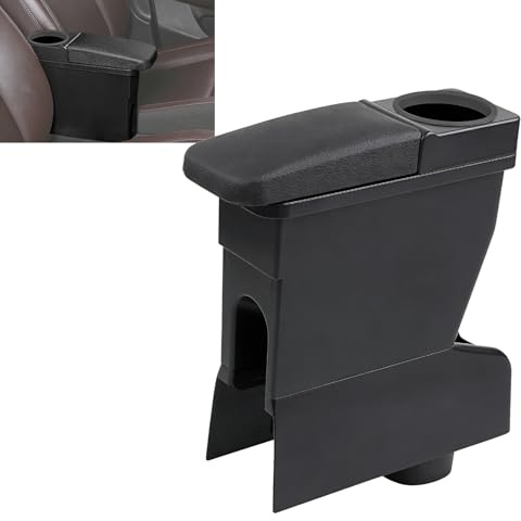 Zentrale Aufbewahrungsbox für Leapmotor T03 2023-2025, Auto Armlehne Box mit Verlängerbarem Armauflage, Getränkehalter & Staufach Zentrale Handschuh