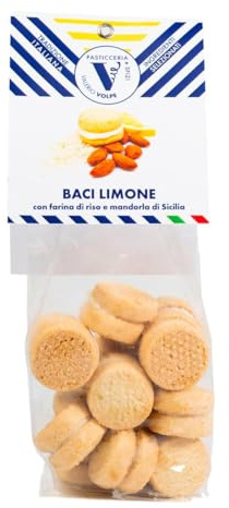 Baci Mandorla e Limone 160g - Biscotti Artigianali