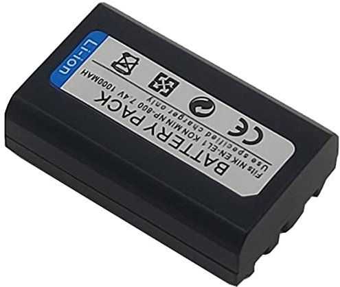 BTBAI Camera Battery EN-EL1 for ENEL1 E880 Coolpix 775 80 85 95 300 500 800 000 400 700 Digital k1a