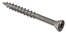 ACTON Vis terrasse tête fraisée réduite six lobes - Inox A2 5x50 mm - Boîte de 200 - Vis, pointes, boulons
