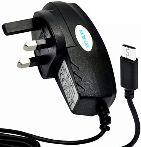 KP TECHNOLOGY® Samsung Galaxy A03 / J1 / J2 / J3 / J4 / J4 Plus / J5 / J6 / J6 Plus / J7 / J7 Prime / J7 Prime 2 / A7 2018 / Galaxy A10 / Galaxy Grand Prime/Ace 3 - Mains Wall Plug Charger Micro USB