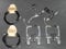 Tektro Brake Levers + V Brakes + Cables (Choose from 2 colours) Free UK Postage (Silver)