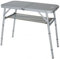 STABIELO - CAMPINGTISCH - MITTEL - ALUMINIUM + NETZABLAGE - ZUSAMMENKLAPPBAR - ALUMINIUM TISCHPLATTE - ROBUSTES ALUMINIUMGESTELL - Campingtisch 40 x 70 / 59 /33 x 80 cm - verstellbare Tischbeine - VERTRIEB - Holly® Produkte - STABIELO INNOVATIONEN MADE IN GERMANY -