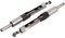 sourcing map Carré Trou Foret 1/2 Haut Carbone Acier Supérficiel Ciseau Mortaise Alimentation Outil pour Travail Bois 2 Pcs (Argent & Noir)