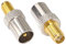 YILIANDUO Pack of 2 TV Aerial Coaxial Connector SMA Female to TV IEC DVB-T PAL Male Converter Screw Satellite Plug for Aerial Adapter Joiner Extend Cable Adapter