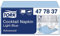 Tork 477837 Cocktailservietten Hellblau / Cocktail Serviette in Advanced Qualität mit 1/4 Falz / 12 x 200 (2400) Servietten / 23,8 x 24 cm (B x L)