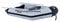 TALAMEX Aqualine QLS250 Schlauchboot mit Lattenboden, Länge 2,50m, grau