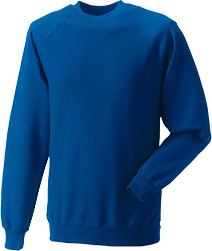 Russel Europe Herren Raglan Sweatshirt Pullover, Größe:S, Farbe:Bright Royal