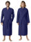 HOMELEVEL Peignoir de Bain Femme Homme - Robe de Chambre Kimono Taille S à 6XL en 100% Coton Doux et Absorbant - Sortie de Bain Texture Gaufrée Nid dAbeille pour Douche Piscine