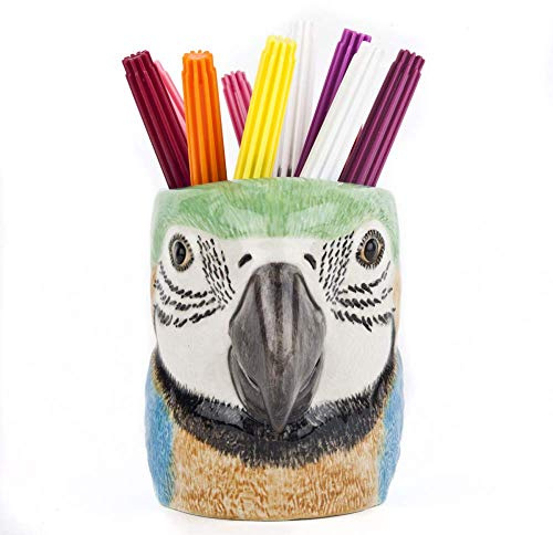 Quail Ceramics - Macaw Pencil Pot