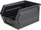 APS Snackbox „Industrial“ - schwarze Metallbox mit Beschriftungsfach, B x T x H: 15,5 x 23,5 x 13 cm, Fast Food Box, spülmaschinenfest, stapelbar