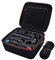 INF Nintendo Switch Case, Tragekoffer mit Hartschale, Schwarz mit roten Details, 28 x 25.5 x 11.8 cm, 746 g