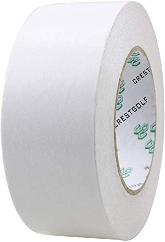 CRESTGOLF Double Sided 5CMx50M Golf Grip Tape,for Golf Clubs Grip Installation, Golf Grip Strip Multifunctional Putter Tape, Cropable Strips Strong Adhesiveness,185 clubs(2 x 50yard)