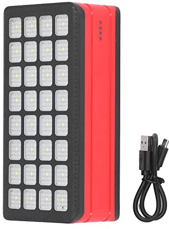 Pilipane 32 LED-Powerbank,50.000 mAh großer interner Akku, externer Akku für den Außenbereich mit USB-Schnellladeeingang/Ausgang, 3 Leuchtmodi für iPhone, Samsung, iPad und mehr