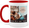 Tasse Tassen 325ml - eigenem - Foto Bild Geschenk I Dein Bild und Text - 325 ml - Rot - fototasse customized mug with photo selbst drucken fotos kaffeebecher bildtasse freundschaftstasse