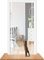 Zanzariere per gatti Zanzariere per gatti per balconi, zanzariere per animali domestici, salotti, camere da letto, cucine (dimensioni della porta applicabile: 90 cm x 210 cm, bianco)