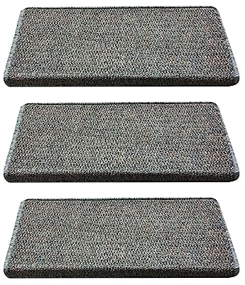 Treppenstufen Matten Eckig Einzeln, Stufenteppich Selbstklebend Sisal Erscheinungsbild Anti Rutsch, Carpet Stair Treads Mats für Hartholzböden, Stufenmatten Innen für Kinder äLtere und Hunde ( Color :