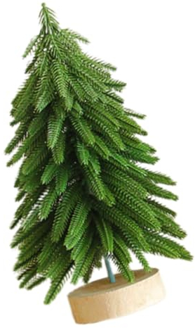 OFFSCH Desktop Miniatur Kiefer Weihnachten Decor Prop Mini Weihnachten Baum Decor Künstliche Baum Festliche Herzstück