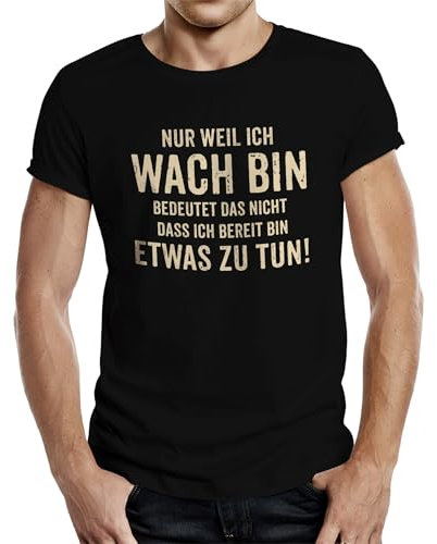 T-Shirt für Teenager und Morgenmuffel: Nur Weil ich wach Bin