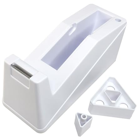 Tischabroller für Klebeband bis 25 mm Breite Weiß