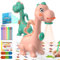 MOMSIV Projecteur de dessin pour enfants, jouet avec 96 motifs colorés, cadeau pour garçons et filles, rose