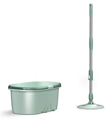 OUZBEM Cubo de fregona giratoria con fregona para Lavar el Suelo, Limpieza del hogar, Limpiador de Herramientas Vision