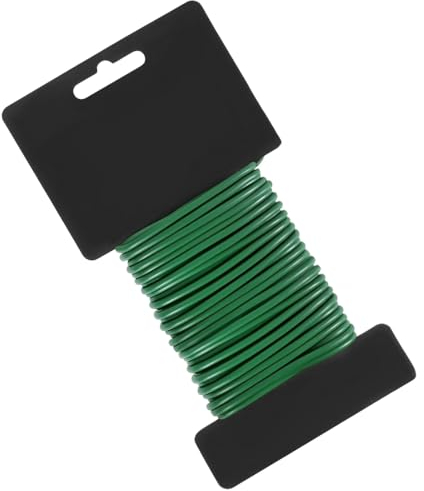 Teegxddy alambre para plantas,1 paquete Cuerda de Jardinería Suave y Elástica 2,5 mm×10m,Amarre Antitorsión para Plantas,Soporte Flexible para Entutorado,Alambre de jardinería