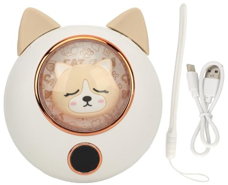 2 In 1 Hand Warmers 3600mAh USB Charging Cute Handwarmer Power Bank for Cold Days (Cat)