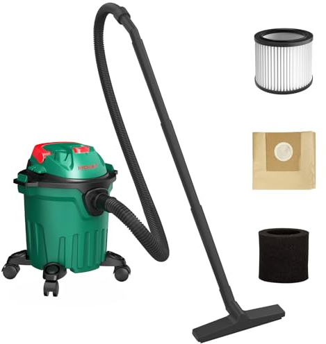 HYCHIKA Aspirador en Seco y Húmedo, Aspirador Sólidos y Líquidos 12L Conga Rockstar Wet & Dry Compact Garden Plus, Aspirador y Soplador, 1000W, Ligero, Adecuado para Limpieza Pequeña