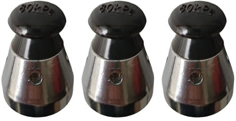 3 Pack 80kpa Jigger Valves Relief Jigger Valves Exhaust Valves Metal Texture for Kitchen