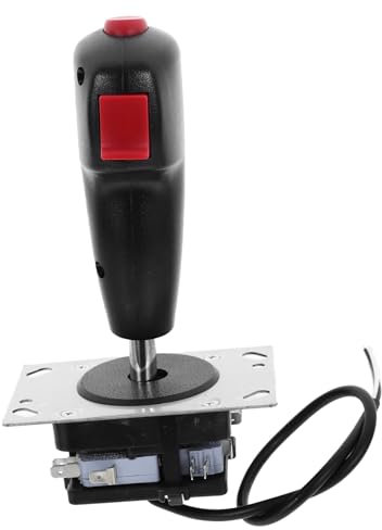 JOINPAYA Joystick De Vol Réutilisable Manche à Balai Micro-Interrupteur Vibrations, Contrôleur De Jeu Pc pour Simulation De Vol, Remplacement Précis pour Gamers Bleu Micro-Mouvement