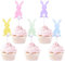 Ostern Tortendeko, 20 Stück Kuchen Deko Ostern, Kuchen Topper Hase, Ostern Kuchen Dekoration, Osterkuchen Deko für Ostern Party Kuchen Dekoration Zubehör