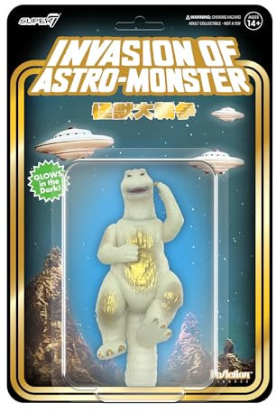 Super7 Toho Reaktionsfiguren, Godzilla '65 (Victory Celebration, Glow) Actionfigur
