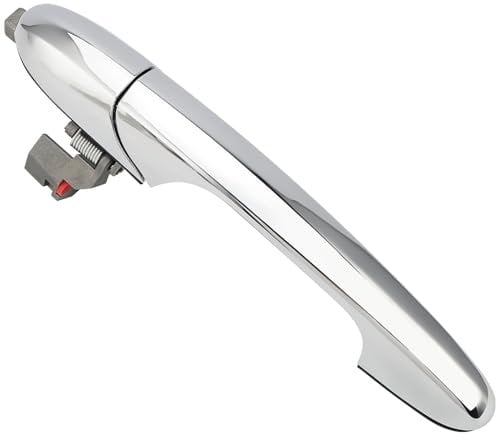 Fit4drive Left Door Handle Passenger Side Chrome Outer Door Handle Fit for Fiat 500 2007-2020 735592026 73545876