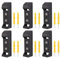6 Stück Angelrolle Wanddisplay, Angelrolle Display Rack, Display Stand Angelrolle, Angelrolle Halterung Lagerregal, Fischausrüstung Home Garage Organisation